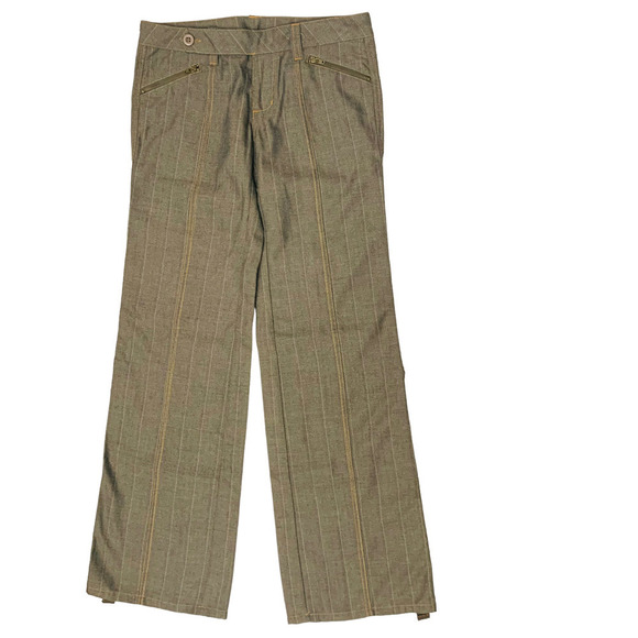 URBAN Outfitters Plaid Trouser Pants Pull-On Gray Size 1 - Picture 2 of 8